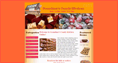 Desktop Screenshot of grandmas-candy.com
