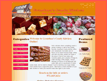 Tablet Screenshot of grandmas-candy.com